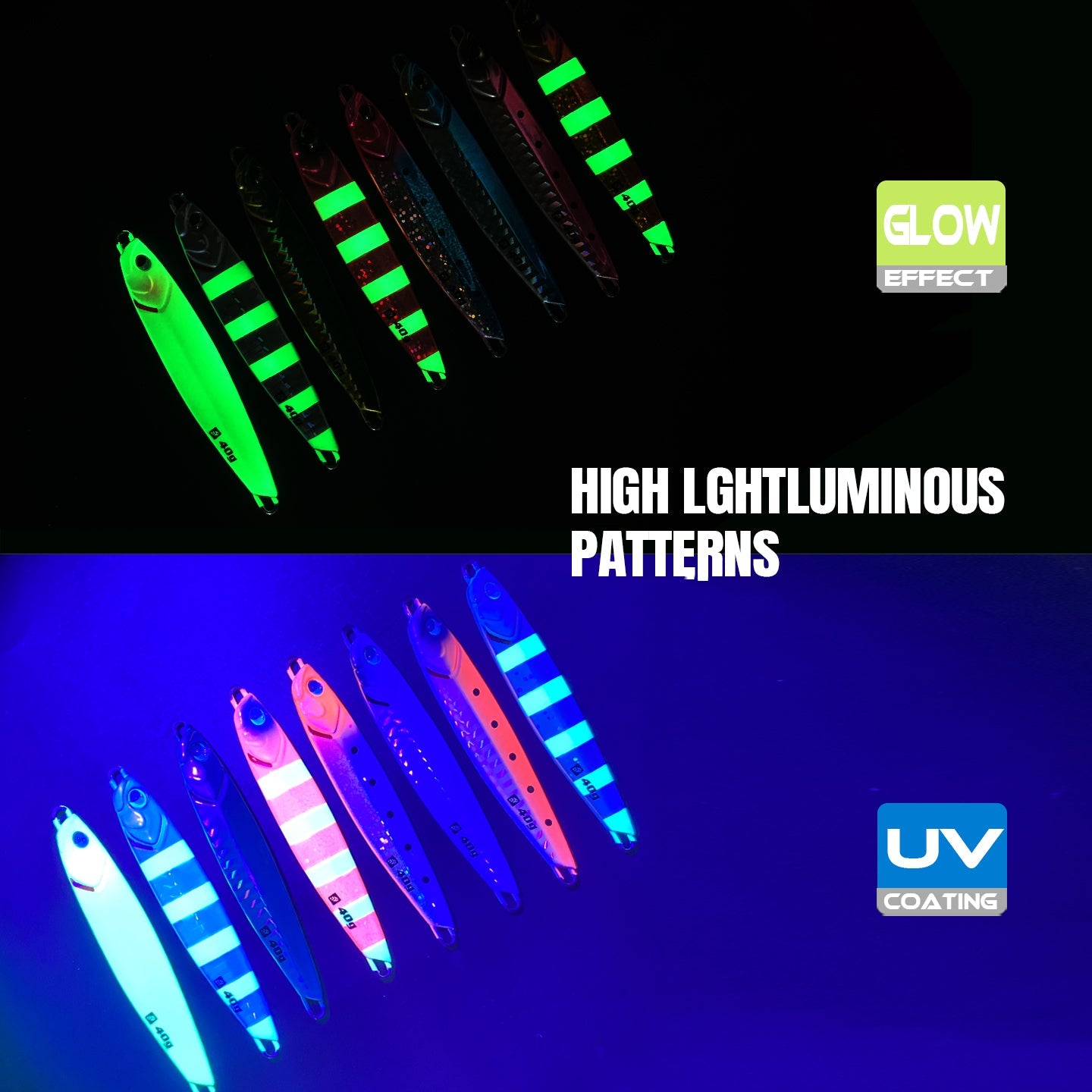 LS123 Glow and UV effect — high luminous patterns