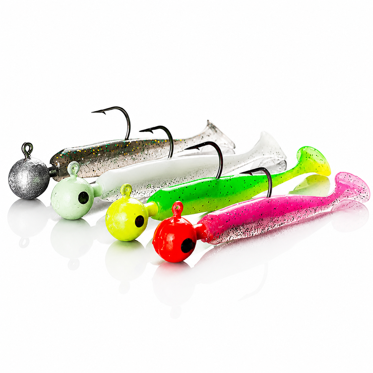 SB05 Shrimp Scent Paddle Tail Soft Plastic