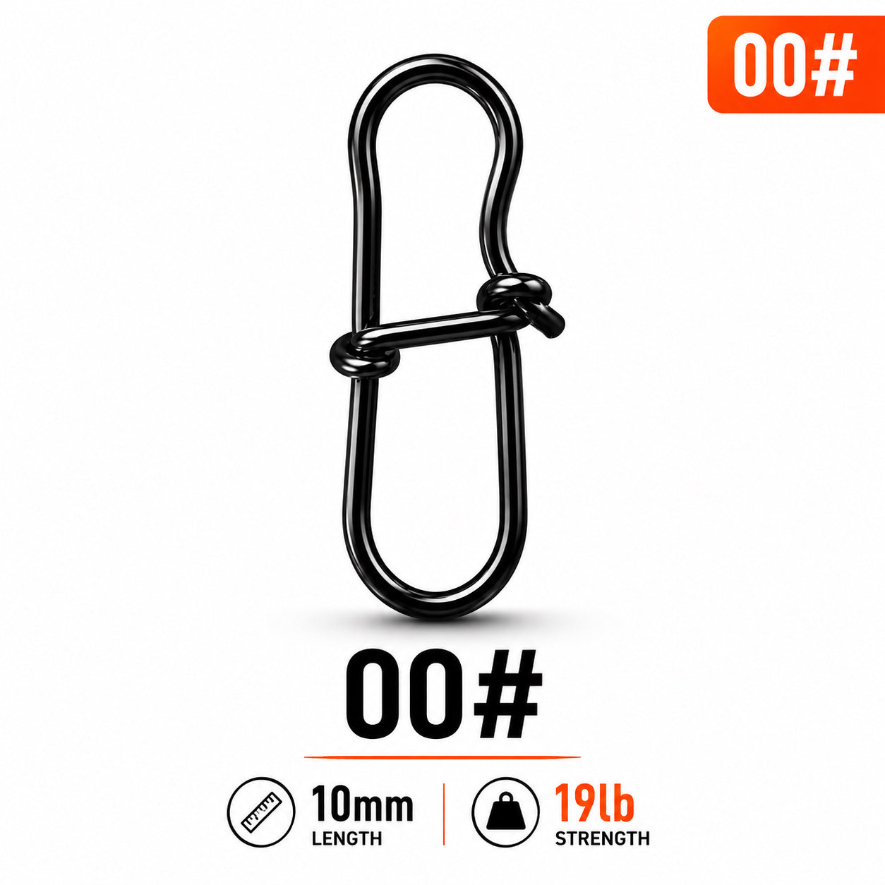 Easy Lock Snap PJ03 — SS304 Stainless Steel 100 Pack